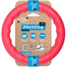 Кольцо для апортировки PitchDog 17, 17 см, розовый (62367)