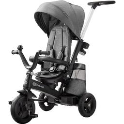 Триколісний велосипед Kinderkraft Easytwist Platinum Grey сірий (00-00176375)