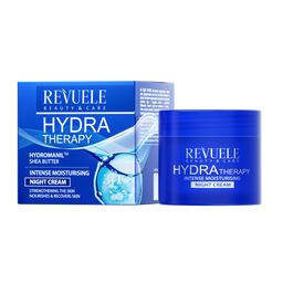Ночной крем для лица интенсивно увлажняющий Revuele Hydra Therapy, 50 мл
