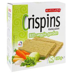 Хлібці Extrudo Crispins органічні з овочами 100 г