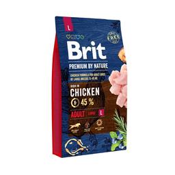 Сухой корм для собак крупных пород Brit Premium Dog Adult L, с курицей, 8 кг