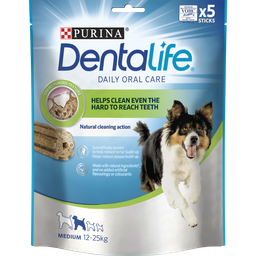 Ласощі для собак середніх порід DentaLife для здоров'я зубів і ясен, 115 г