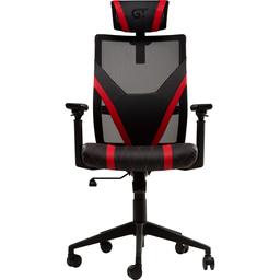 Геймерское кресло GT Racer черное с красным (X-6674 Black/Red)