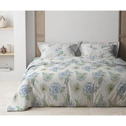 Комплект постельного белья ТЕП Happy Sleep 708 Романс евро голубой с белым (2-03796_24715)