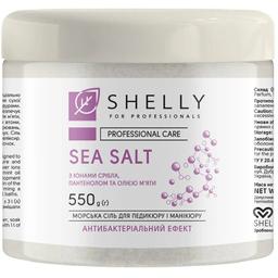 Соль для ванн Shelly Professional Care Sea Salt Антибактериальная для педикюра и маникюра 550 г