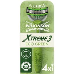 Бритва одноразова Wilkinson Sword Xtreme 3 Eco Green, 4 шт.