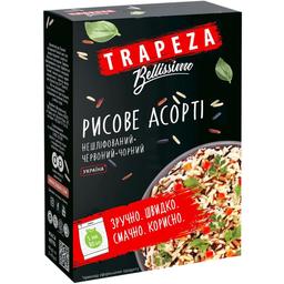 Рисовое ассорти Trapeza нешлифованный + красный + черный, 5 пакетов по 80 г (786791)