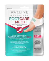 Отшелушивающая экспресс-маска для пяток Eveline Foot Care Med +, 1 шт. (DMASKHEEL)