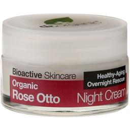 Крем для обличчя нічний Роза Dr. Organic Rose Night Cream 50 мл