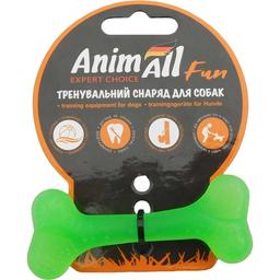 Іграшка для собак AnimAll Fun AGrizZzly Кістка зелена 8 см