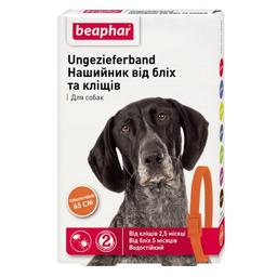 Нашийник Beaphar від бліх та кліщів для собак, 65 см, помаранчевий (17618)