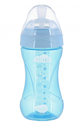 Пляшечка для годування Nuvita Mimic Cool, антиколікова, 250 мл, блакитний (NV6032SKY)