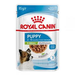 Влажный корм для щенков Royal Canin Puppy X-Small для мелких пород, 85 г (1593001)