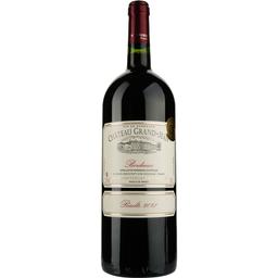 Вино Chateau Grand Jean AOP Bordeaux 2021, красное, сухое, 1,5 л
