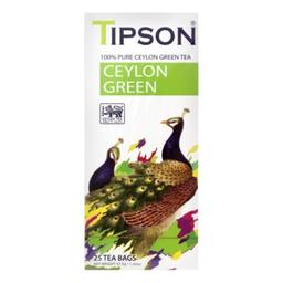 Чай зеленый Tipson S&T, 25 пакетиков, 37,5 г (726006)