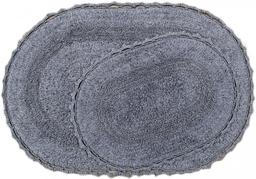 Набор ковриков Irya Vermont gri, 90х60 см и 60х40 см, серый (svt-2000022237895)