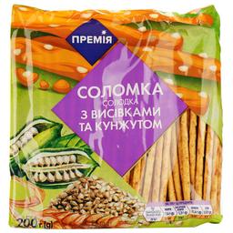 Соломка Премія, с отрубями и кунжутом, сладкая, 200 г (865873)