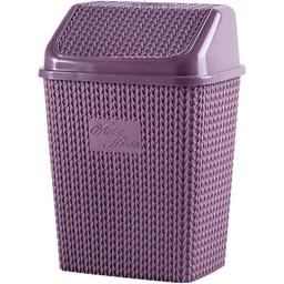 Корзина для мусора Violet House 0026 Виолетта Plum, 10 л, фиолетовая (0026 Виолетта PLUM с/к 10 л)