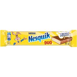 Батончик вафельний Nesquik вафельний в молочному шоколаді 26 г