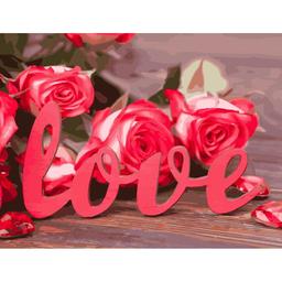 Картина за номерами ArtCraft Троянди кохання 40x50 см (12118-AC)