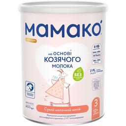 Сухий молочний напій на основі козячого молока МАМАКО Premium 3, 400 г