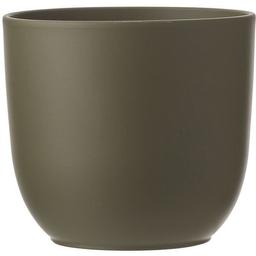 Кашпо Edelman Tusca pot round, 25 см, зеленое (1057291)