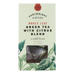 Чай зеленый Cartwright & Butler с ароматом апельсина, в пакетиках, 15 шт. (882708)