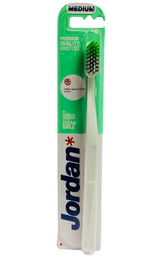 Зубна щітка Jordan Clean Smile, білий с зеленим