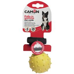 Игрушка для собак Camon мяч с ручкой, резиновый,  28 см