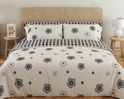 Комплект постельного белья ТЕП Soft dreams Miracle семейный темно-серый с белым (2-03860_26048)