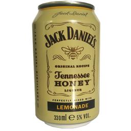 Напиток алкогольный Jack Daniel's Honey Whisky-Lemonade, ж/б, 5%, 0,33 л
