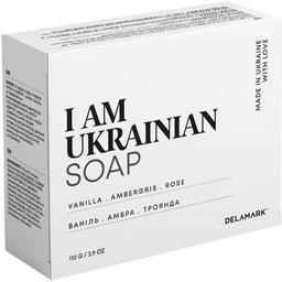 Твердое мыло DeLaMark Iamukс ароматом ванили амбры розы 110 г