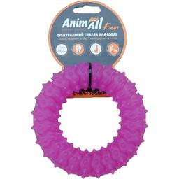 Іграшка для собак AnimAll Fun AGrizZzly Кільце з шипами фіолетова 12 см