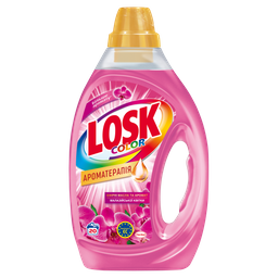 Гель для стирки Losk Color Ароматерапия с эфирными маслами и ароматом Малайзийских цветов, 1 л (876089)