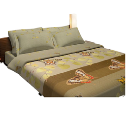 Комплект постельного белья Lotus Top Dreams Осенний вальс, двуспальное, 3 единицы (2723)