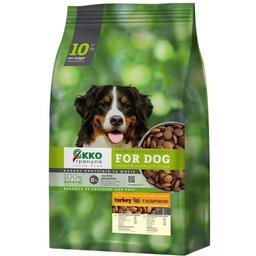 Сухой корм для взрослых собак Екко-гранула с индейкой 10 кг
