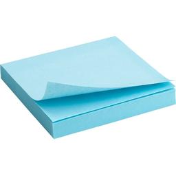 Блок паперу з клейким шаром Axent 75x75 мм 100 аркушів, блакитний (2314-04-A)