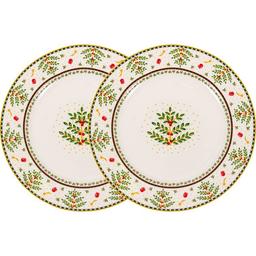 Набор тарелок Lefard Рождественская коллекция 19 см 2 шт. белый (924-821)