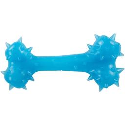 Игрушка для собак Agility кость 12 см голубая