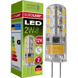 Светодиодная лампа Eurolamp LED, G4, 2W, 3000K, 12V (LED-G4-0227(12))