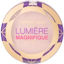 Компактна матуюча пудра Vivienne Sabo Lumiere Magnifique, з ефектом розкішного сяйва, відтінок 02, 6 г (8000019771713)
