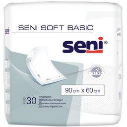 Одноразові пелюшки Seni Soft Basic, 90х60 см, 30 шт. (SE-091-B030-003)