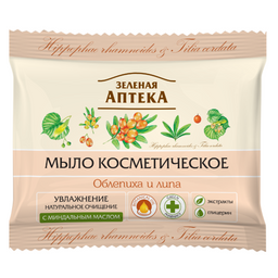 Мыло косметическое Зеленая Аптека липа, 75 г