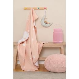 Детский плед в кроватку Karaca Home Star Pudra, 120х100 см, розовый (svt-2000022316743)