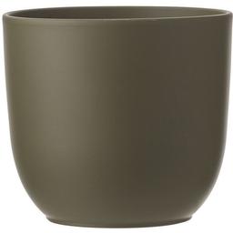 Кашпо Edelman Tusca pot round, 17 см, зеленое (1051613)