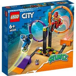 Конструктор LEGO City Каскадерская задача с вращением, 117 деталей (60360)