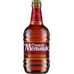 Пиво Старий Мельник з діжки Оксамитове, темне, 4,2%, 0,45 л (786387)