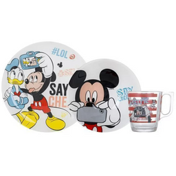 Набор посуды Luminarc Disney Party Mickey, 3 шт. (N5278)