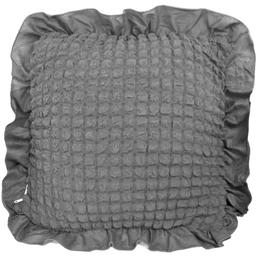 Декоративная подушка Love You с наволочкой, 45х45 см, серая (181149)