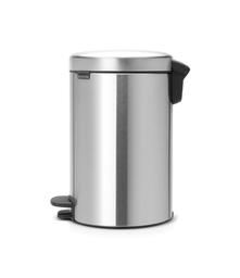 Бак для мусора Brabantia Pedal Bin, матовый стальной, 12 л (113604)